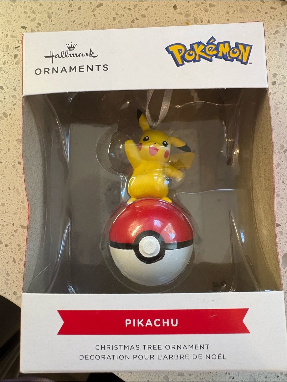 NIB Pokemon Pikachu Christmas Ornament
